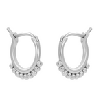 fyb Silver Cosima Huggie Earrings