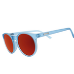 Goodr VHS Soul in a 4K World Sunglasses – retro-inspired polarized sunglasses with lightweight frame. Available at Be Charmed.