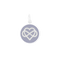 Lola lavender grandmother and granddaughter silver pendant symbolizing love, family, and connection by Be Charmed. Available at Be Charmed