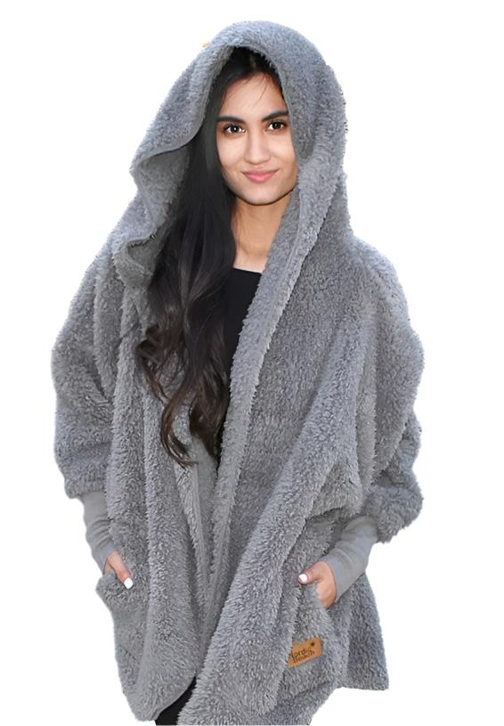 Nordic Beach Cozy Cardigan Grey Kitten