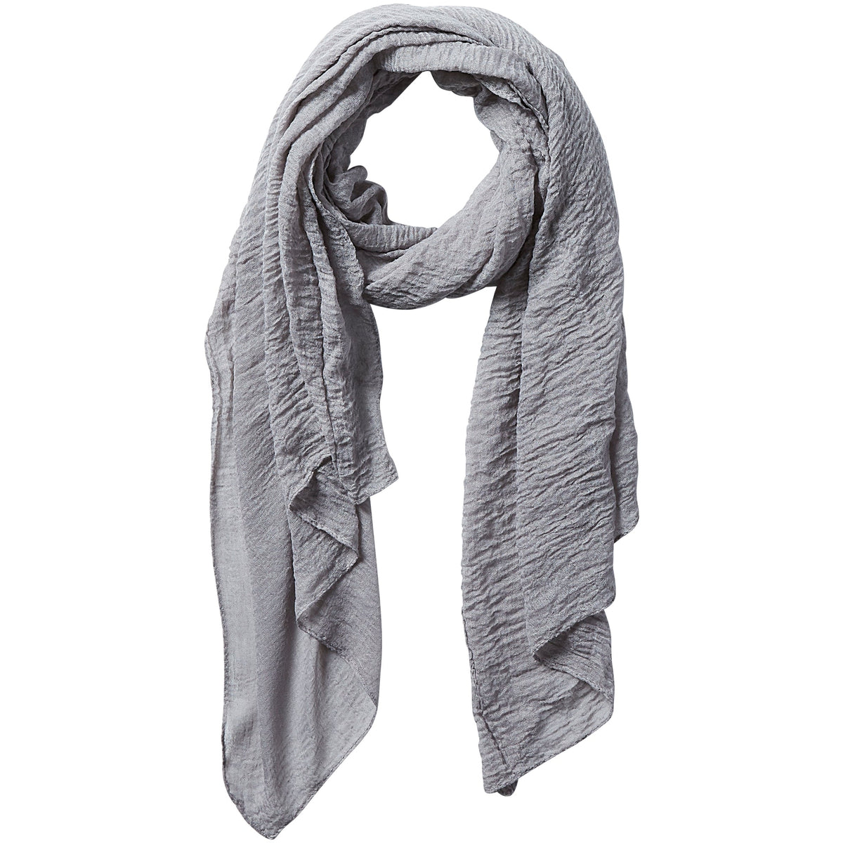 Gray insect shield scarf on a white background. Available at Be Charmed