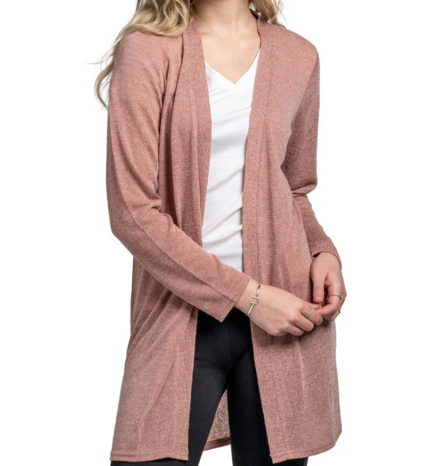 Hello Mello Lounge Cardigan  Blush