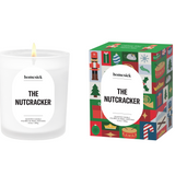 Homesick 'The Nutcracker' candle and packaging on a white background. available at Be Charmed. 