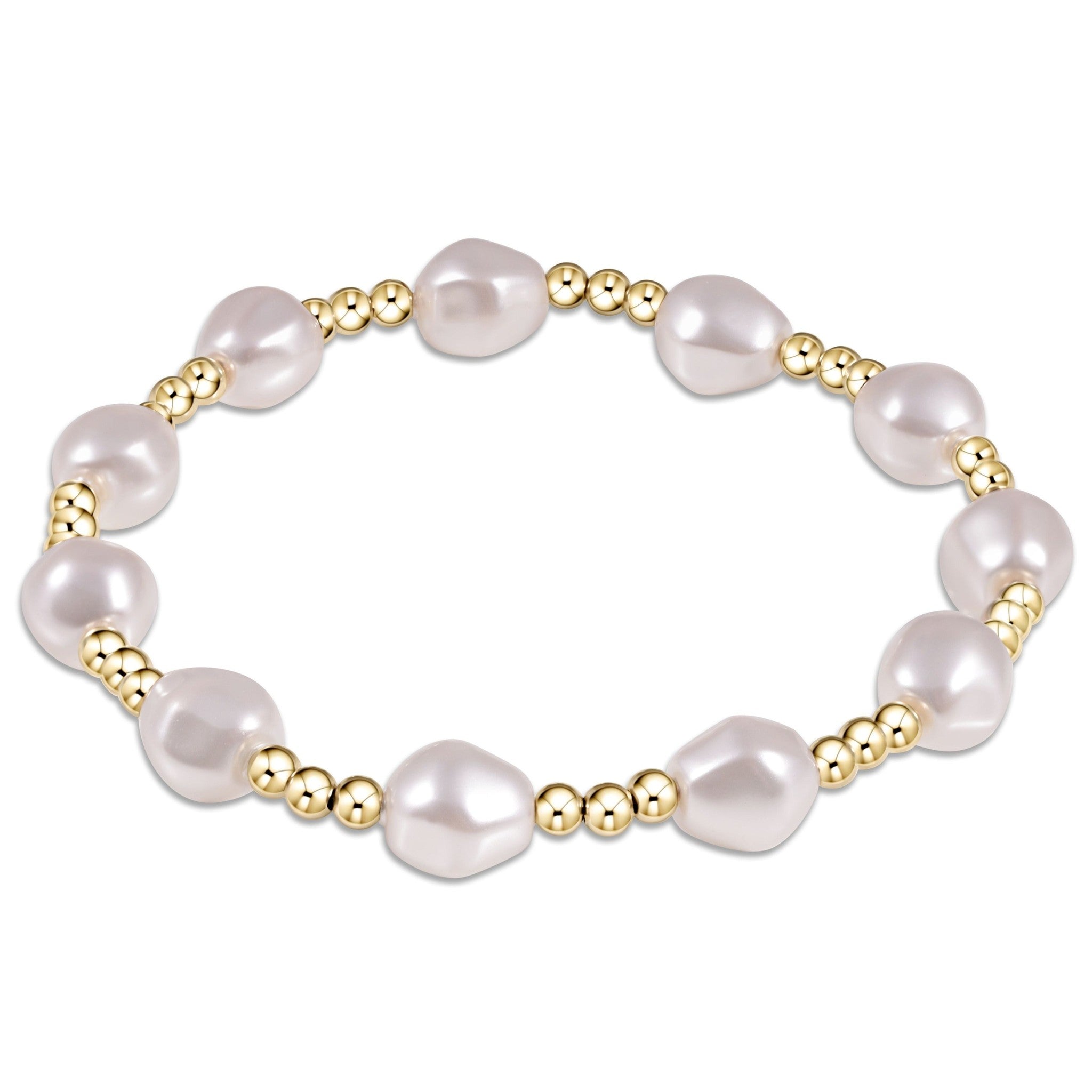 enewton Admire Gold 3mm Bracelet Pearl