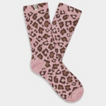 UGG Leslie Graphic Crew Socks Clay  Pink