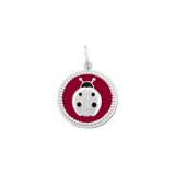 Lola Silver Ruby Ladybug Pendant 