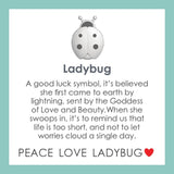 Lola Silver Ladybug Pendant 