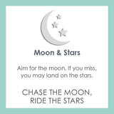 Product card for Lola Pendant Moon & Stars. Available at be Charmed