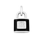 Lola Silver Black Love Lock 