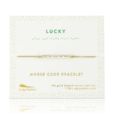 Lucky Feather - Lucky Morse Code Bracelet