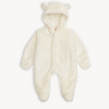 Magnetic Me Minky Bear Footie – Cloud design with ultra-soft minky fabric and magnetic closures. Available at Be Charmed.