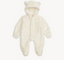 Magnetic Me Minky Bear Footie – Cloud design with ultra-soft minky fabric and magnetic closures. Available at Be Charmed.
