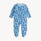 Magnetic Me Modal Footie – Necks Generation design with playful giraffe print and magnetic closures. Available at Be Charmed.