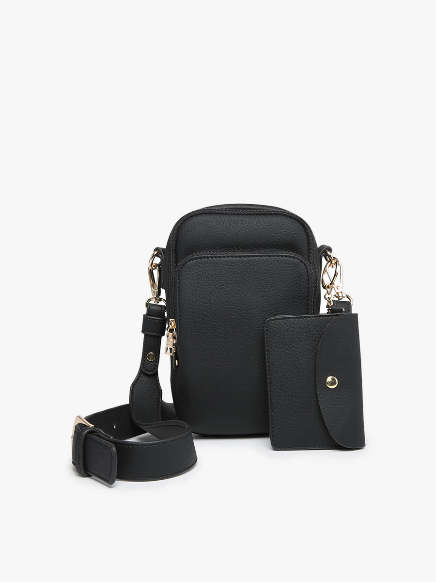 Jen & Co Black Parker Crossbody