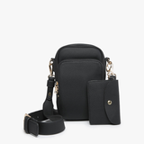 Jen & Co Black Parker Crossbody