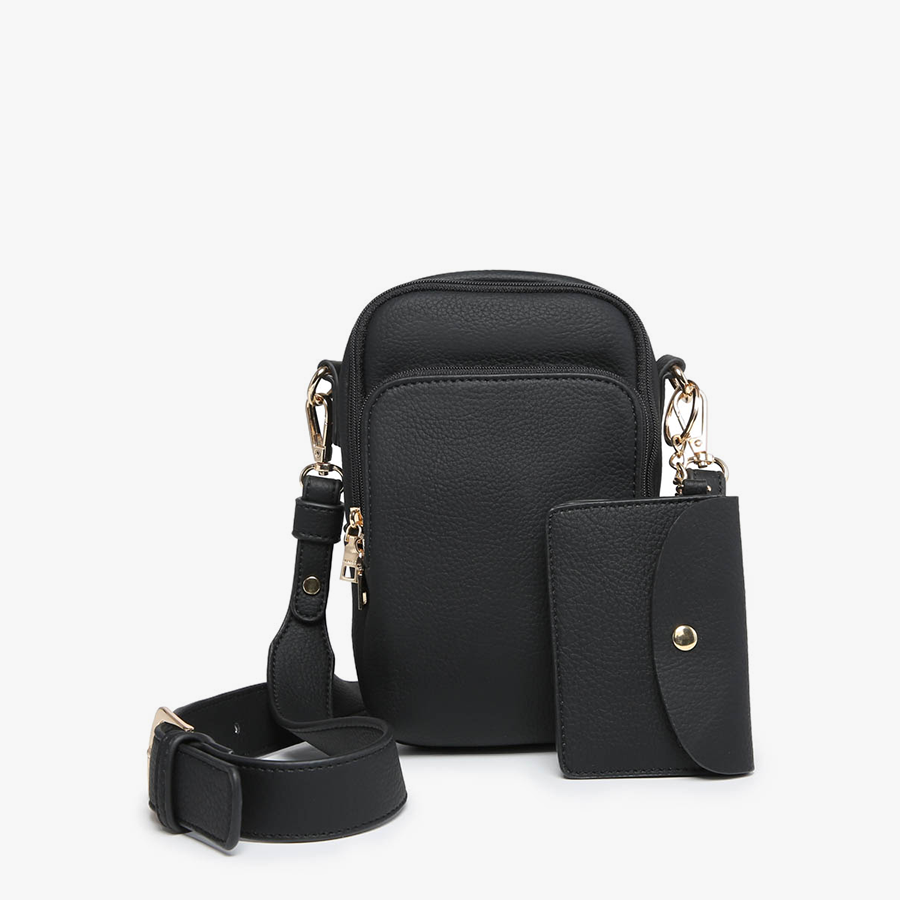 Jen & Co Black Parker Crossbody
