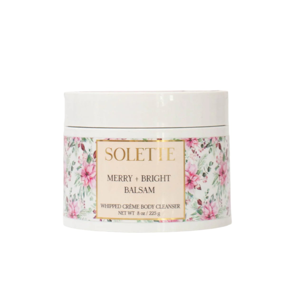 Solette Whipped Creme Body Cleanser Merry and Bright Balsam
