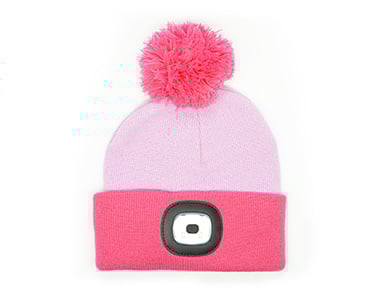 Youth LED Night Scope Beanie Pink