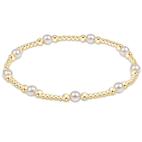 enewton Pearl Classic Purpose Pattern 4mm Bead Bracelet 