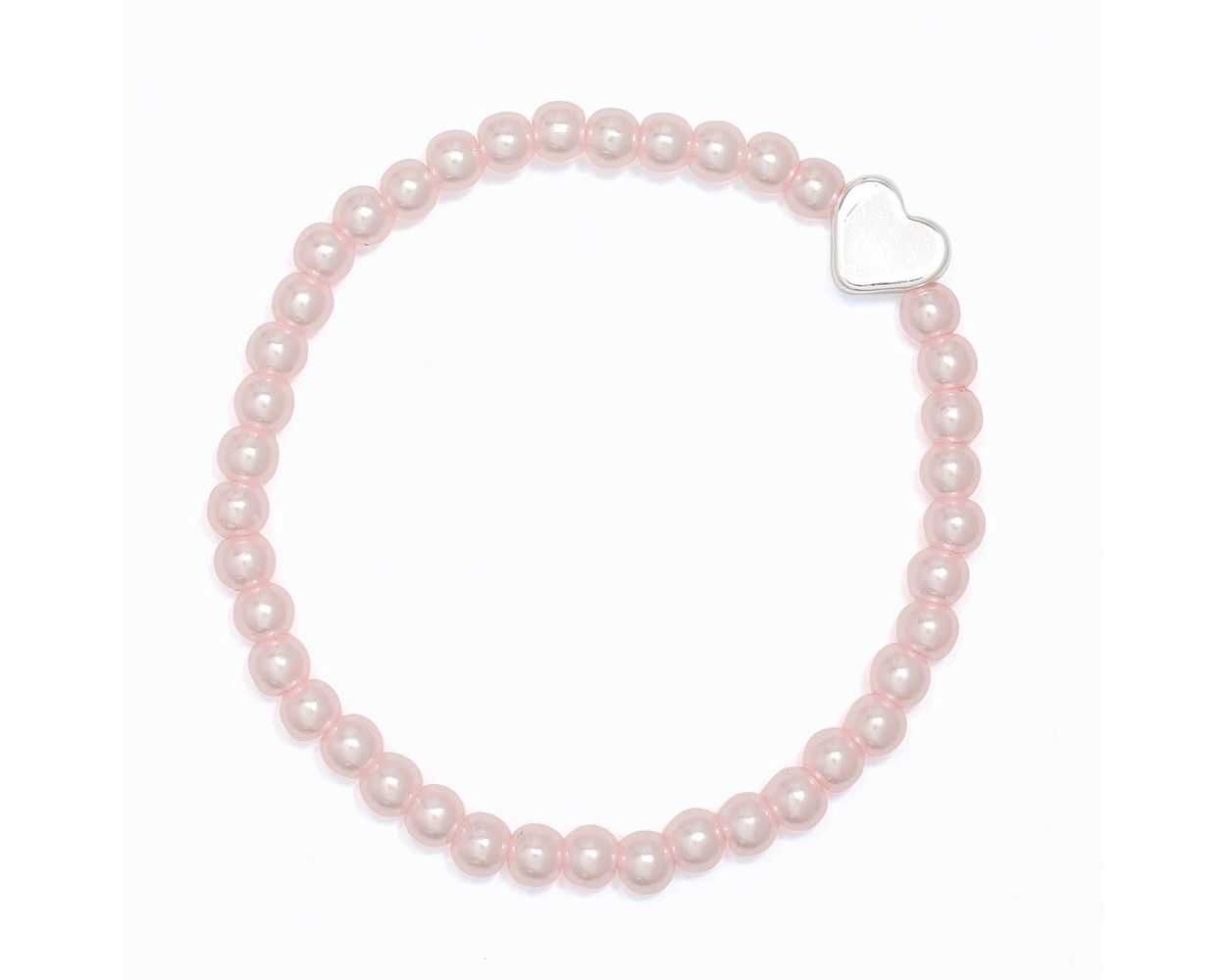 Periwinkle Little Love Her Pink cord bracelet with a delicate heart accent available at Be Charmed