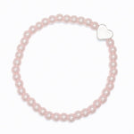 Periwinkle Little Love Her Pink cord bracelet with a delicate heart accent available at Be Charmed