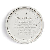 Demdaco -Giving Plate -  Always & Forever