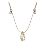 &LIVY Silver Hyevibe Crystal Slider Paradise Necklace