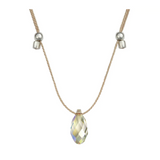 &LIVY Silver Hyevibe Crystal Slider Paradise Necklace