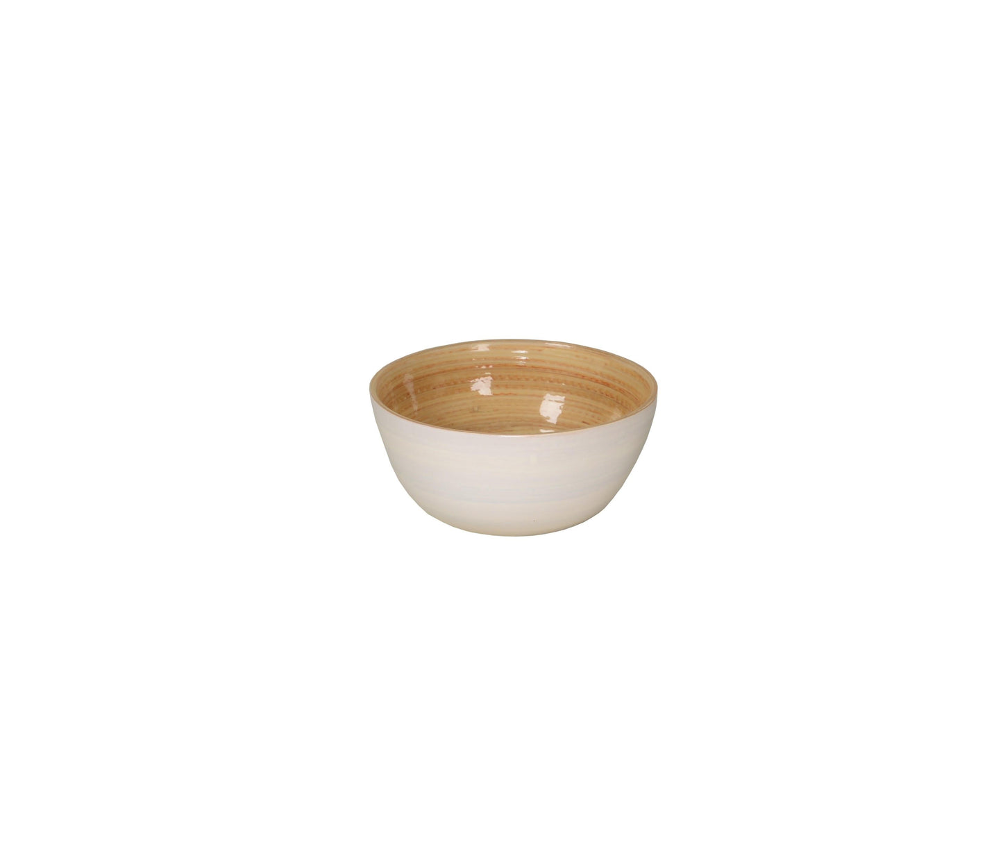 White Punkt bamboo mini bowl small eco friendly serving bowl for snacks dips and kitchen use Available at Be Charmed