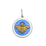 Lola Gold Periwinkle Queen Bee Pendant