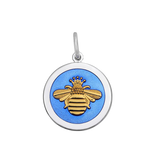 Lola Gold Periwinkle Queen Bee Pendant