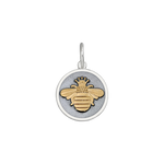 Lola Alpine White Queen Bee Pendant in Silver