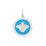 Lola Turquoise Queen Bee Pendant in Silver