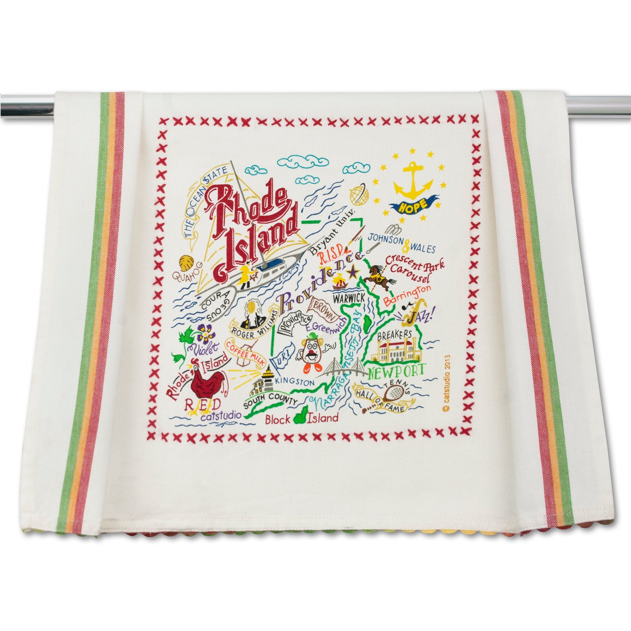 Catstudio Rhode Island Dish Towel