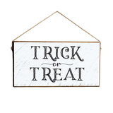 Trick or Treat Twine Sign available at Be Charmed