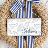 Rustic Marlin - Welcome Oyster Twine Sign