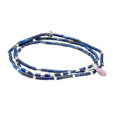 Scout Curated Wears - Teardop Stone Wrap Lapic/Amethyst/Silver - Stone of Clarity