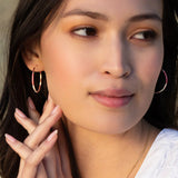 Scout Curated Wears - Chromacolor Miyuki Small Hoop - Dark Multi/Silver