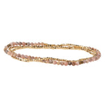 Scout Curated Wears Delicate Stone wrap bracelet and necklace combo, stone of love, available at Be Charmed