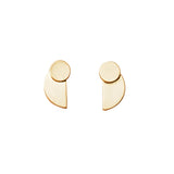 Scout Curated Wears Gold Vermeil Eclipse Stud Earrings available at Be Charmed.