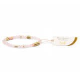 Scout Curated Wears Intermix Stone Stacking Bracelet in Rose Quartz available at Be Charmed.