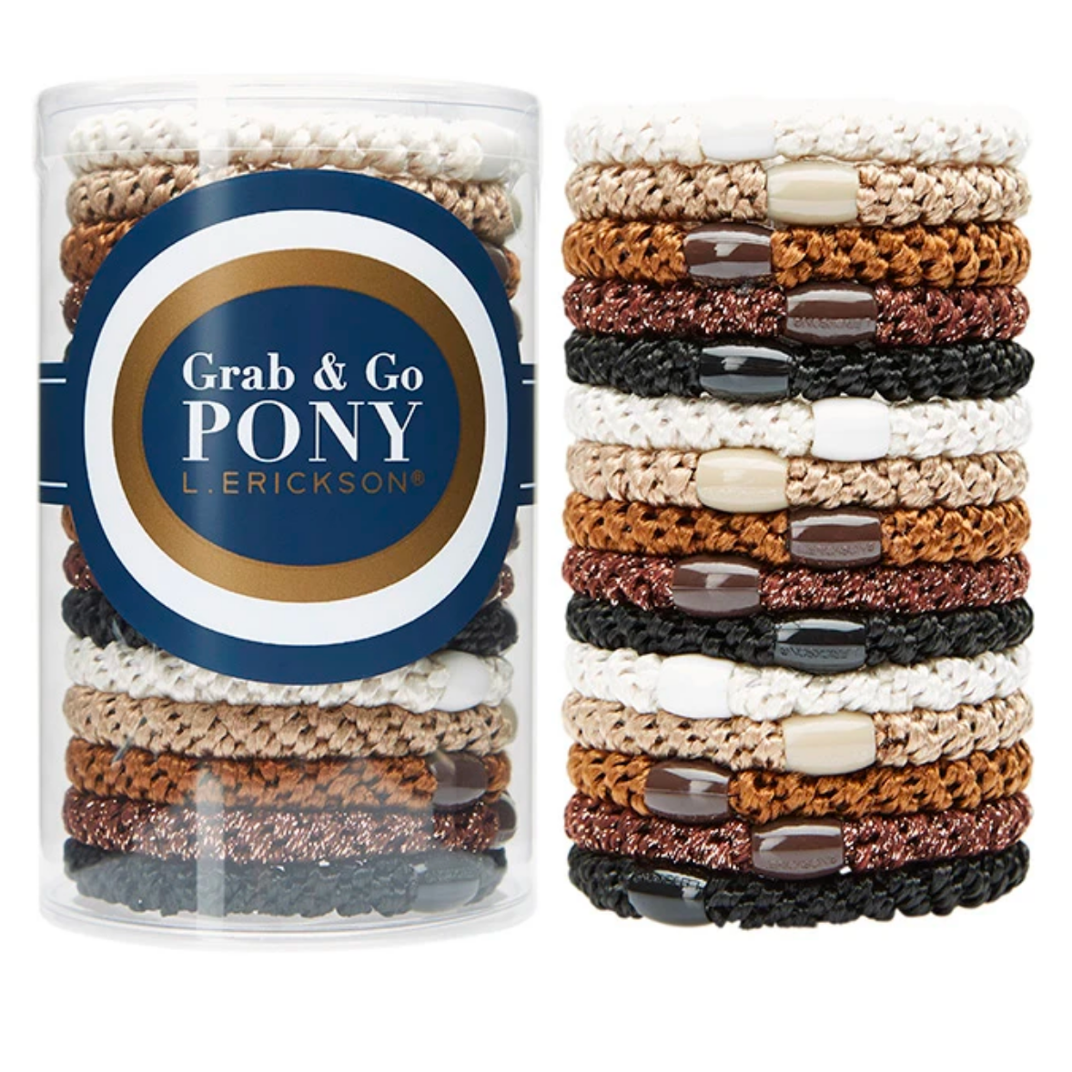 L. Erickson Grab & Go Pony Tube Daily Neutral 