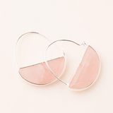 Scout Curated Wears - Stone Prism Hoop Stone of the Heart