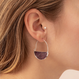 Scout Curated Wears - Stone Prism Hoop Stone of the Heart
