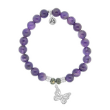 T.Jazelle - Amethyst - Butterfly Bracelet