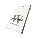 Rustic Marlin - Cornhole Set - Monogram Personalized