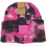 C.C. - Tie Dye Beanie W/Rubber Patch