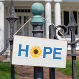 Rustic Marlin - Twine Sign - Hope Sunflower