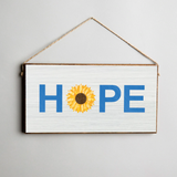 Rustic Marlin - Twine Sign - Hope Sunflower