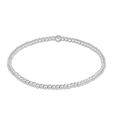 enewton Beaded Bracelet Sterling Silver 2.5mm